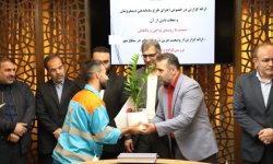 تقدیر رئیس واعضای کمیسیون خدمات، سیما، منظر وزیست شهری شورای اسلامی شهرگرگان از پاکبانان شهر