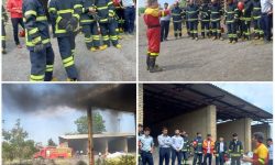 آموزش عملی اطفا حریق ویژه پرسنل جدیدالورود