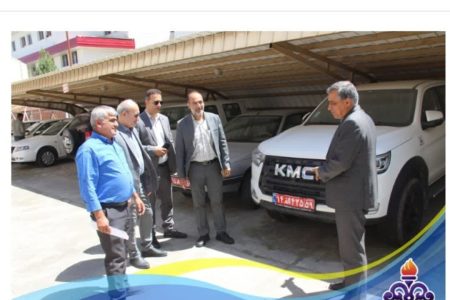 تحویل ۴ دستگاه خودرو به ادارات گاز شهرستان های استان گلستان