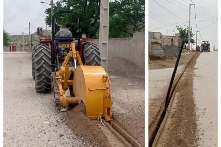 آغاز عملیات توسعه فیبر نوری در شهرستان مراوه تپه