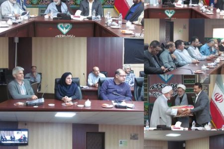 برگزاری آیین تکریم و معارفه مسئولان سابق و جدید دفتر نمایندگی ولی‌‍فقیه اداره کل دامپزشکی استان گلستان