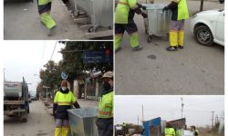 ارتقای سطح بهداشت شهری فاضل آباد با نصب ۲۵ باکس زباله جدید