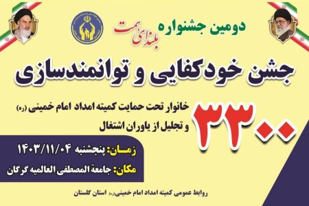 مدیرکل کمیته امداد استان گلستان خبرداد: