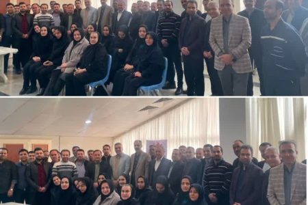 با حضور مدیرکل و روسای اداره کل از خدمات همکار 30ساله تجلیل شد