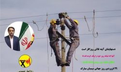 پیام تبریک مدیرعامل شرکت توزیع نیروی برق استان گلستان به مناسبت جهانی سیمبان