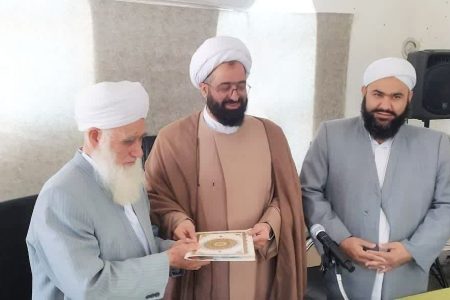 تجلیل از زحمات استاد مدرسه علوم دینی اسلامیه میرزاعلی یلقی آق قلا