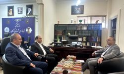 دیدار شهردار جدید و رئیس شورای شهر با فرماندار گرگان