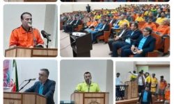 مراسم تجلیل از پاکبانان شهرداری های استان گلستان در دفتر امور شهری وشوراهای استانداری