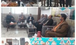 دیدار شهردار و اعضای شورای اسلامی شهر فاضل‌آباد با فرمانده ناحیه مقاومت سپاه علی‌آباد کتول