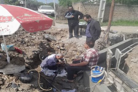 بازسازی شبکه مخابرات در روستای دارکلاته شهرستان رامیان