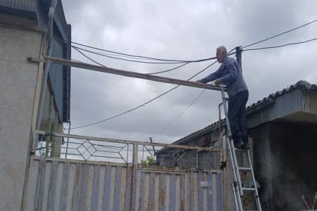 ارتقاء شبکه مخابرات در روستای خواجه نفس شهرستان گمیشان