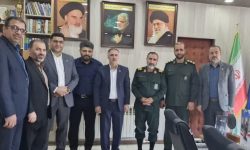 دیدار مدیر شرکت ملی پخش فرآورده‌های نفتی منطقه گلستان با فرمانده سپاه نینوای استان