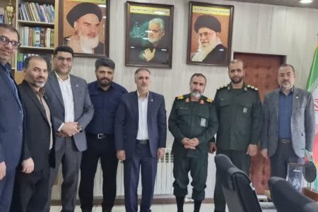 دیدار مدیر شرکت ملی پخش فرآورده‌های نفتی منطقه گلستان با فرمانده سپاه نینوای استان