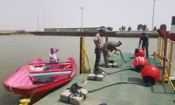 نصب ۳ عدد بویه در مسیر تردد شناورها