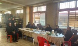 قدردانی به سبک دانش آموزان دبیرستان دخترانه علی مدنی دو گرگان