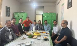 قدردانی به سبک دانش آموزان دبیرستان پسرانه مطهری گرگان