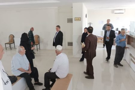 بازدید سرزده مدیر کل ثبت اسناد و املاک استان گلستان از واحد ثبتی شهرستان آق قلا