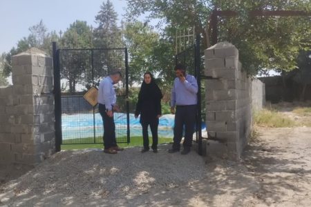 لایروبی و ایمن‌سازی مخزن ذخیره آب فضای سبز توسط شهرداری جلین