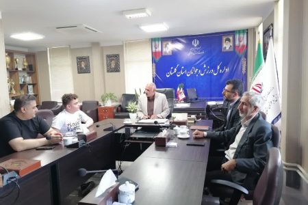 دیدار مدیر کل ورزش و جوانان استان گلستان با پاراوزنه بردار جوان تیم ملی