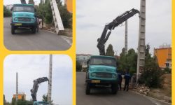 آغاز عملیات خط انتقال برق شهرکهای صنعتی گنبد، رامیان و گرگان1