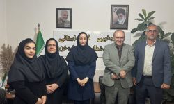 حضور رئیس شورای اسلامی شهر گرگان در دفتر تحریریه «ستاره شمال» و «آونگ گلستان»