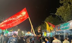 خیابان‌ اربعین گرگان همچنان مملو از عطر و بوی دلدادگی بود