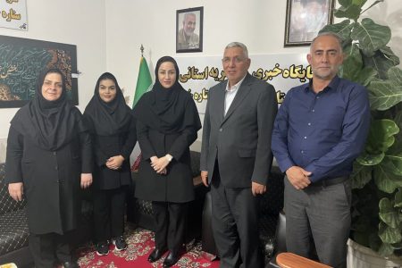 حضور عبدالغفور امان زاده، نماینده مردم شریف گرگان و آق قلا در دفتر پایگاه خبری ستاره شمال، پایگاه خبری آونگ گلستان، نشریه استانی ستاره خزر