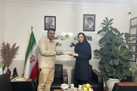 حضور مدیر روابط عمومی و فرهنگی سپاه نینوا گلستان در تحریریه «ستاره شمال» و «آونگ گلستان»