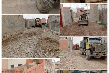 آغاز عملیات بارریزی و زیرسازی معابر شهری جهت آمادهسازی برای آسفالت