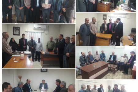 دیدار شهردار و اعضای شورای اسلامی شهر فاضل‌آباد با ریاست و کارکنان دادگاه عمومی بخش کمالان