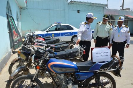 اجرای طرح برخورد با موتورسیکلت سواران متخلف با حضور و بازدید میدانی جانشین پلیس راهور استان در”آزادشهر”