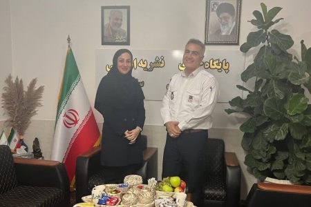 حضور رییس سازمان آتش نشانی و خدمات ایمنی شهرداری گرگان در تحریریه «ستاره شمال» و «آونگ گلستان»