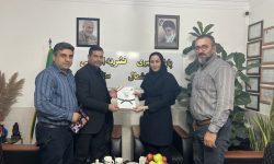 حضور رییس هیئت تکواندو گلستان در تحریریه «ستاره شمال» و «آونگ گلستان»