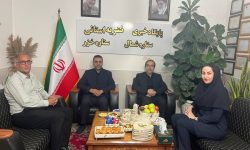 حضور نائب رییس و سخنگوی شورای اسلامی شهر گرگان در تحریریه «ستاره شمال» و «آونگ گلستان»