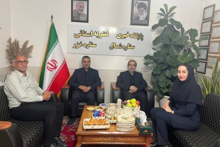 حضور نائب رییس و سخنگوی شورای اسلامی شهر گرگان در تحریریه «ستاره شمال» و «آونگ گلستان»