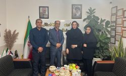 دیدار حسن ایزدپناه، مدیرکل پست استان گلستان با دفتر تحریریه پایگاه خبری ستاره شمال، پایگاه خبری آونگ گلستان، نشریه استانی ستاره خزر