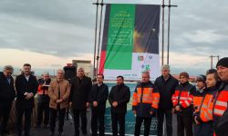 آیین کلنگ زنی و آغاز عملیات اجرایی فاز دوم پل علی برده اوغان از توابع گالیکش