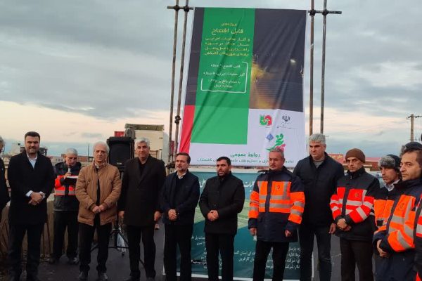 آیین کلنگ زنی و آغاز عملیات اجرایی فاز دوم پل علی برده اوغان از توابع گالیکش