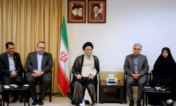 دیدارمدیران کل و اعضای شورای معاونین آموزش و پرورش گلستان با آیت‌الله نورمفیدی