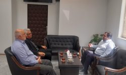  نشست فرماندار شهرستان ترکمن با مدیر عامل آب منطقه‌ای استان