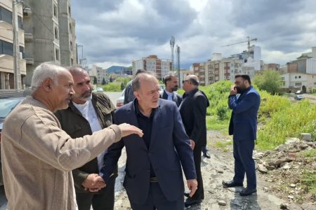  بررسی وضعیت خیابان شهید محمدی از سوی شهردار منطقه یک گرگان