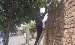 نصب مجدد پست‌های سرقتی و برقراری ارتباط مشترکان روستاهای خان‌ببین