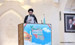 اقامه نمازجمعه گرگان به امامت آیتالله نورمفیدی در مصلای وحدت