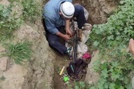بازسازی و تقویت شبکه مخابراتی روستای قوشجان‌آباد شهرستان آق‌قلا