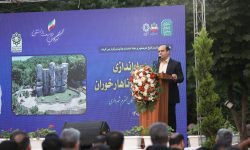  آیین راه‌اندازی آبشار صخره‌ای ناهارخوران گرگان