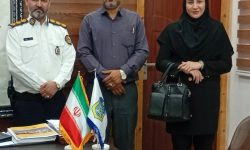 تقدیر از رییس اداره اموزش و فرهنگ ترافیک پلیس راهور به بهانه روز ارتباطات