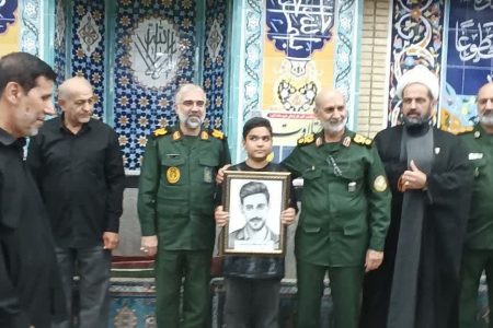 گرامیداشت اولین سالگرد شهادت پاسدار شهید «مصطفی غریب شیرنگی» در روستای شیرنگ علیا