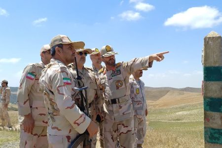 پایش میدانی فرمانده مرزبانی استان گلستان از مرزهای استان