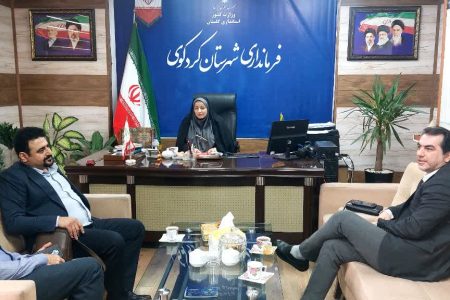 دیدار دکتر رییسی مدیر بیمارستان فوق تخصصی قلب کردکوی با فرماندار شهرستان