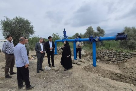 بازدید برهانی فرماندار کردکوی از روند راه اندازی چاه شماره ۲‌ولاغوز